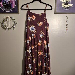 Burgundy Maxi Dress